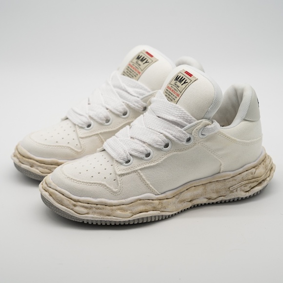 size 44 11 us Maison Mihara Yasuhiro Wayne Puffer OG Sole Canvas Low White